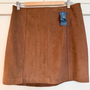 NWT Abercrombie & Fitch Vegan Suede Skirt